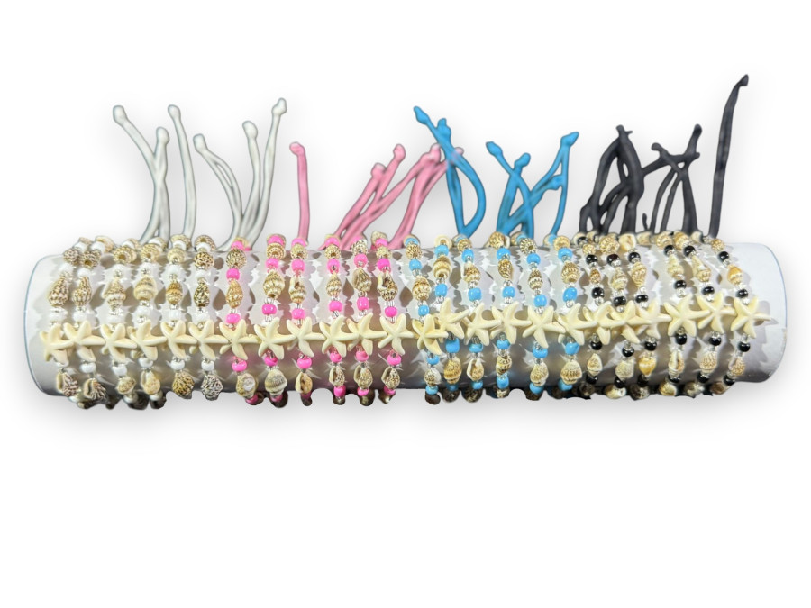 Y.P.MA-26108 SHELL+BEADS+ESTRELLAS tubo 24