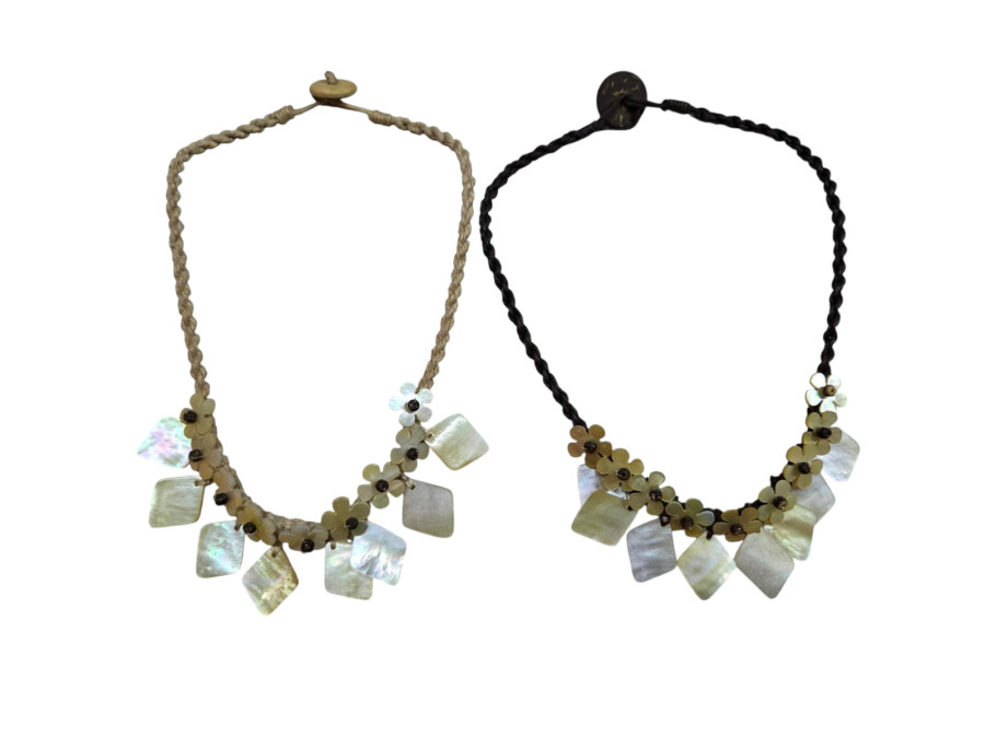 C.O-1500 MACRAME FLOR & DIAMENTE MOP