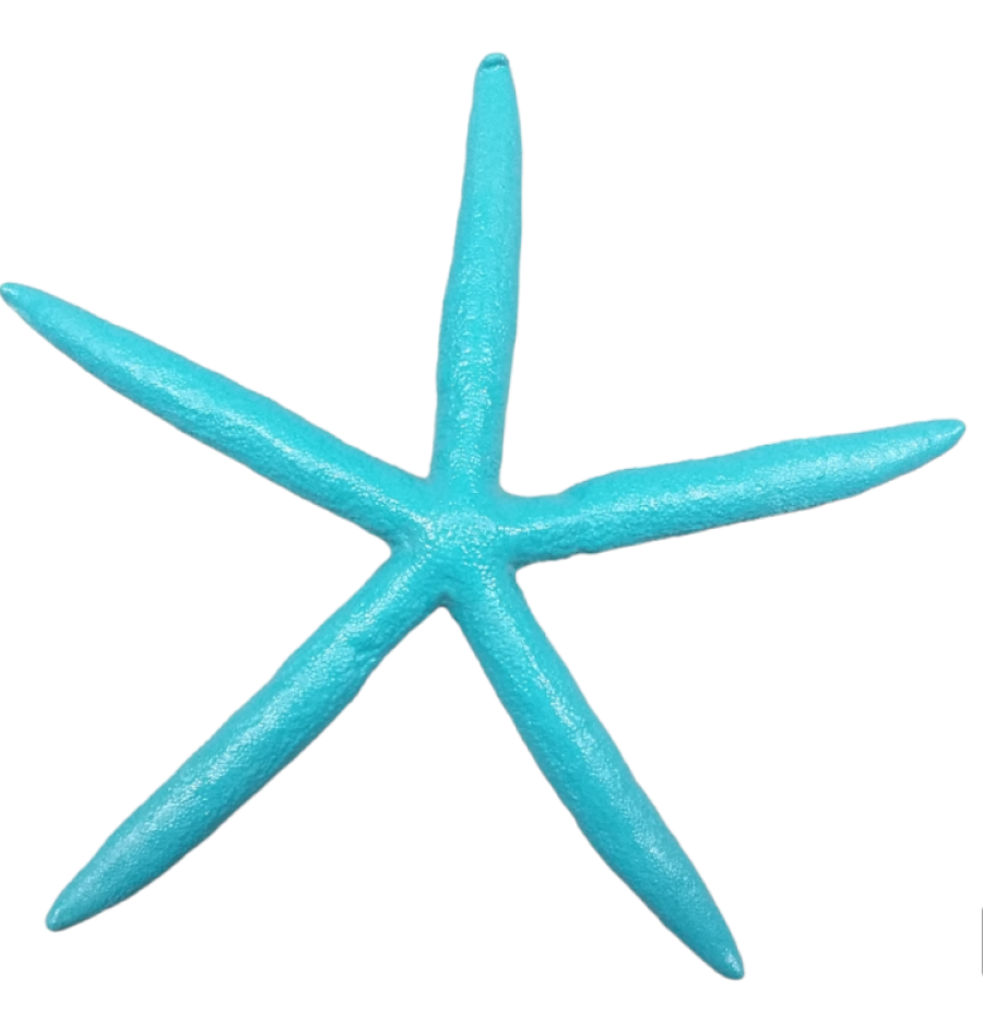 ESTRELLA DEDOS TURQUESA 25cm