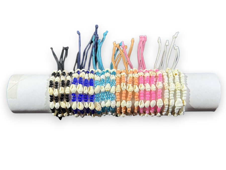 Y.P.MA-26130 SHELLS+BEADS 6 colors tubo 24