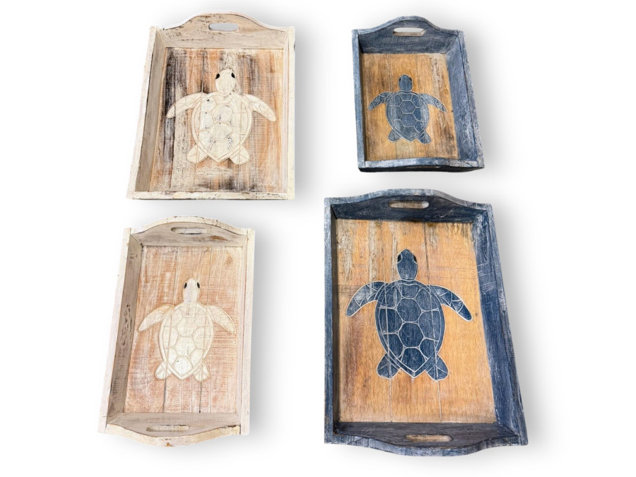 BANDEJA WOOD TORTUGA 2 MEDIDAS