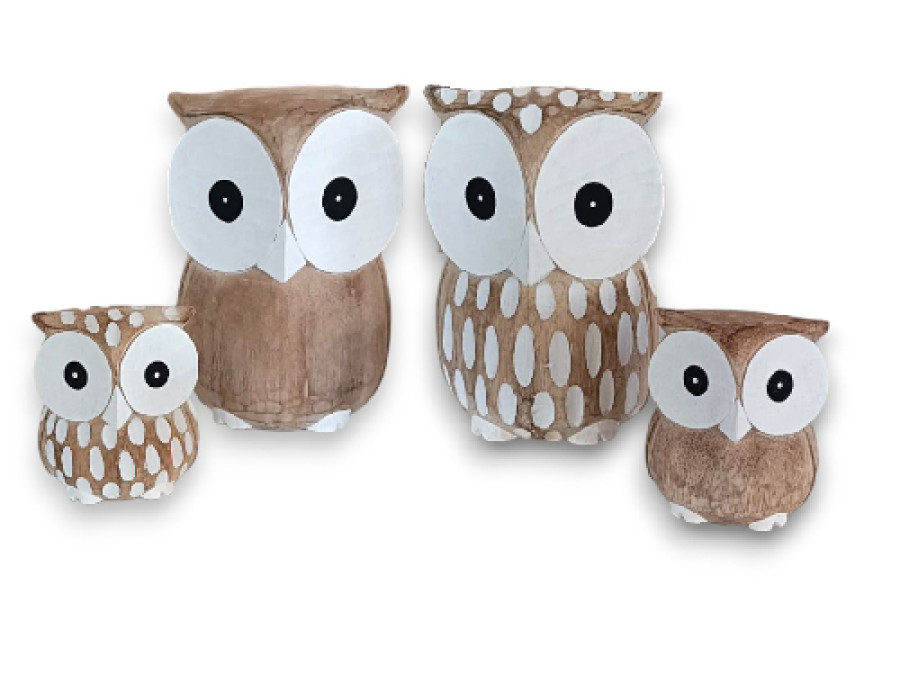 BUHO MADERA 2 modelos