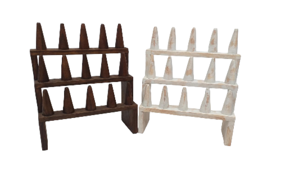 EXPOSITOR 15 ANILLOS marron/blco.