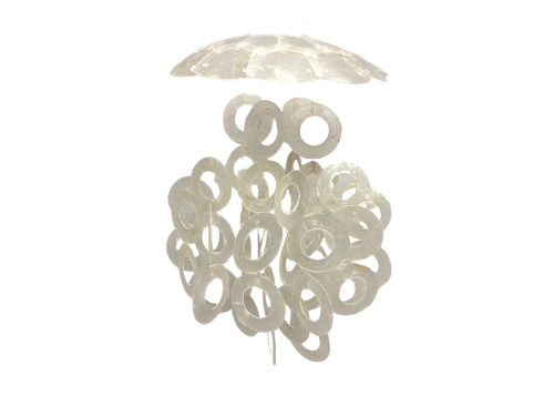 MOVIL 1 BOLA CAPIZ AROS BLANCO 20cm