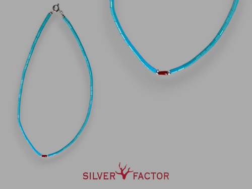 CO.TURQUESA TUBITO-MEDITERRANEO AG.42cm