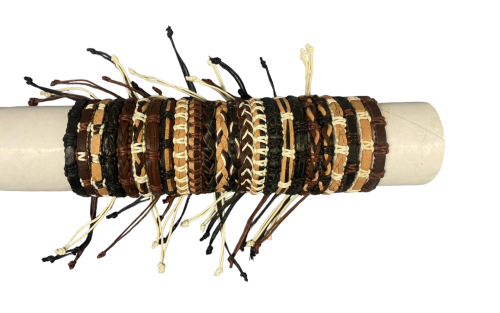 P.MA-2345 CUERO MARRONES tubo 24 unid.