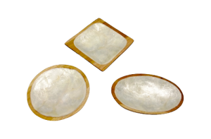 PLATITO CAPIZ MADERA 10cm pack 3